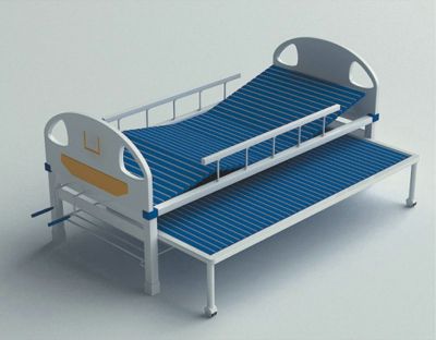 LE-048-A型ABS注塑床头、抽拉式双摇床