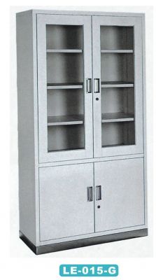 Stainless steel  instruments cabinet with four doors 